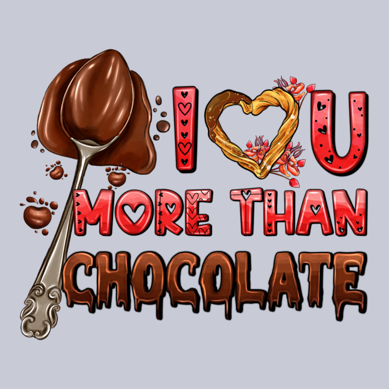 I Love You More Than Chocolate Heavyweight Hoodie by AdoDesignShop | Teevron