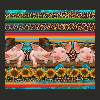 Western Serape Pigs Heavy Core Tee | Teevron