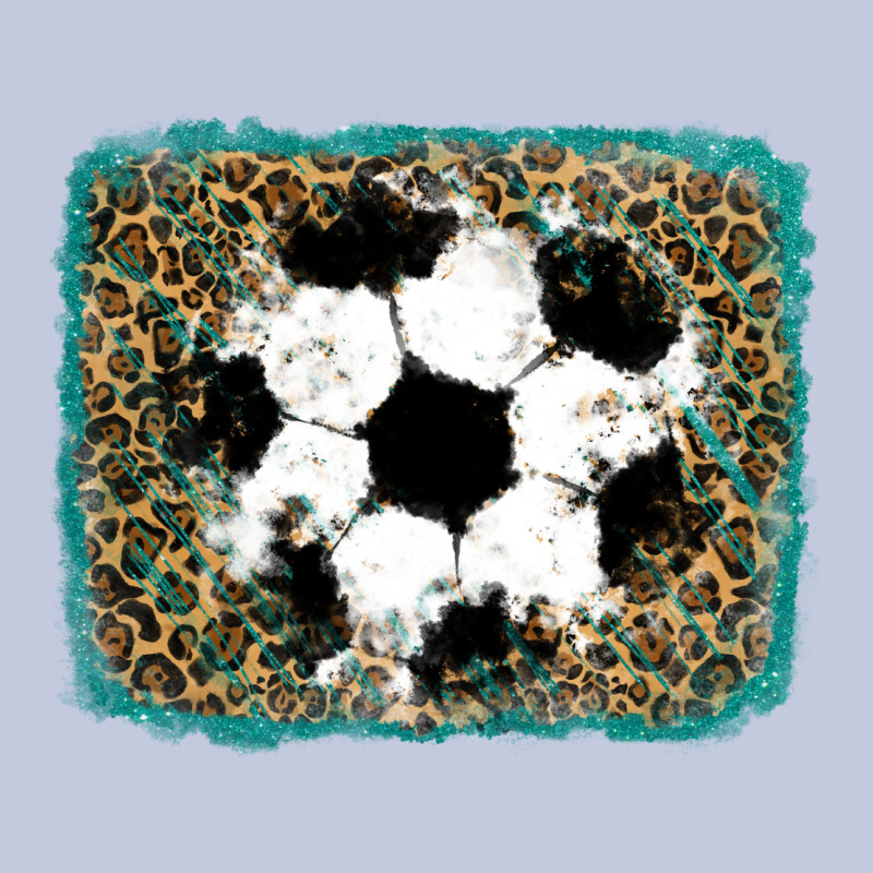 Glitter Football Leopard Long Sleeve Tee by RanaPortraitStore | Teevron