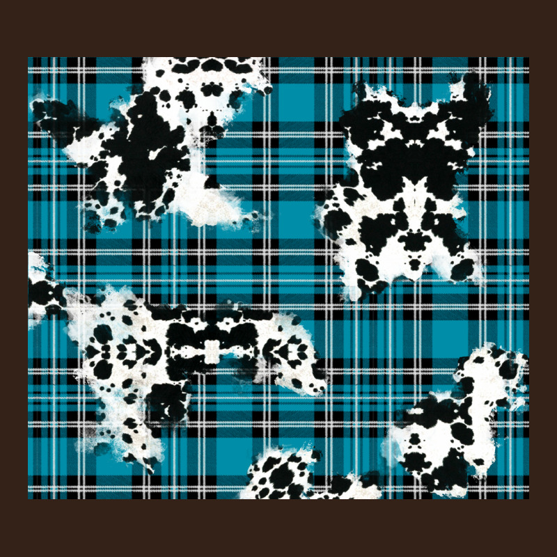 Winter Plaid And Cowhide Pattern Heavy Core Tee by RanaPortraitStore | Teevron