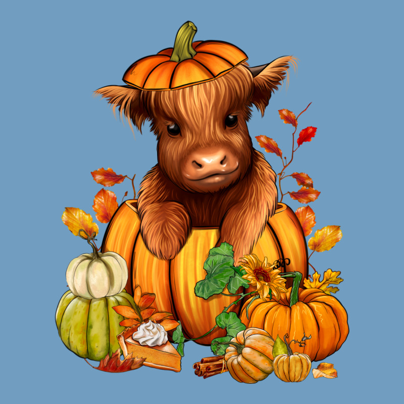 Fall Autumn Heifer Pumpkin Urban Heavy Tee by RanaPortraitStore | Teevron