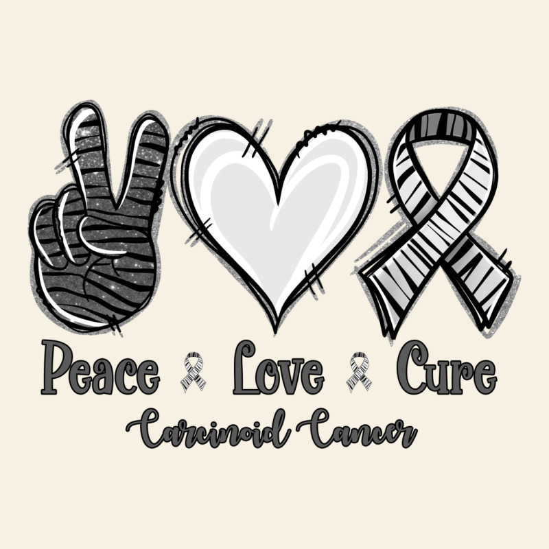 Peace Love Cure Carcinoid Cancer Vintage Tee by Jasminsmagicworld | Teevron