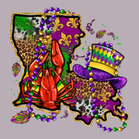 Mardi Gras Louisiana Map Vintage Tee | Teevron