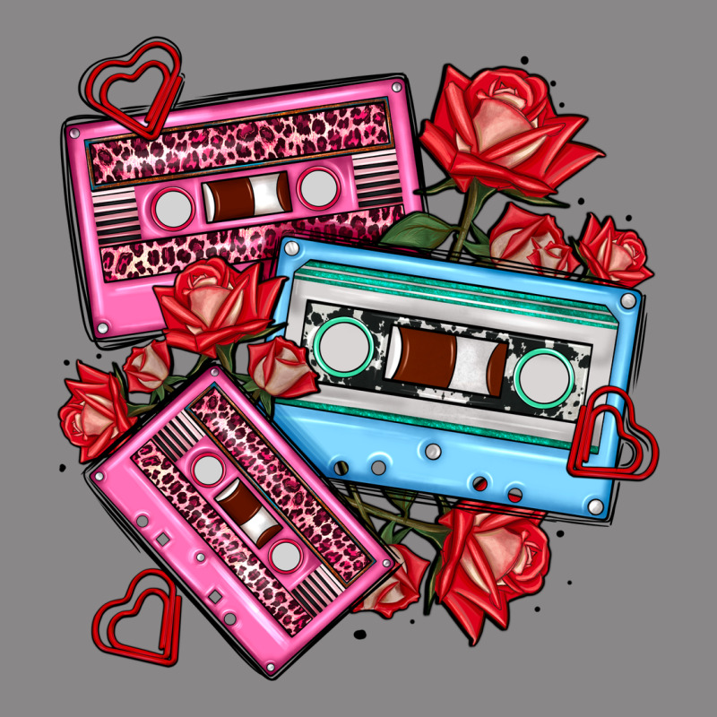 Valentines Day Casette Olivia Vintage Tee by OliviaCreatesArt | Teevron