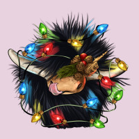 Christmas Black Angus Gnome Ladies Tee | Teevron