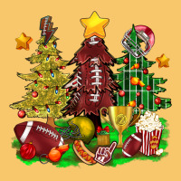 Christmas With American Football Trees Bbs Vintage Hoodie | Teevron