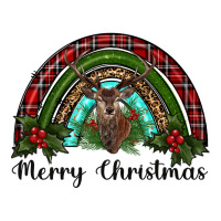 Reindeer Rainbow Christmas Premium Tee | Teevron