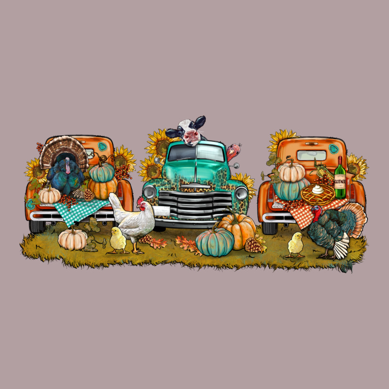 Thanksgiving Trucks Bbs Vintage Hoodie by BundleAndBundleShop | Teevron