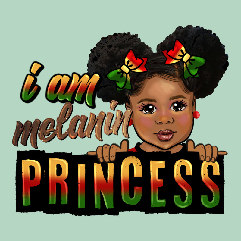 I Am Melanin Princess Black Peekaboo Classic Tee by CowGirlArtShop | Teevron