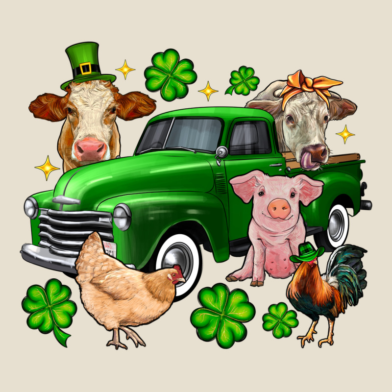 St. Patrick's Farm Animal Truck Urban Heavy Tee by OliviaCreatesArt | Teevron