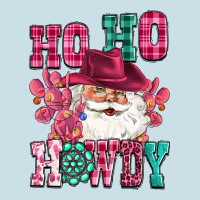 Ho Ho Howdy Santa Pink Christmas Ladies Tee | Teevron