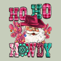 Ho Ho Howdy Santa Pink Christmas Ladies Tee | Teevron