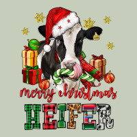 Merry Christmas Heifer Cow Ladies Tee | Teevron