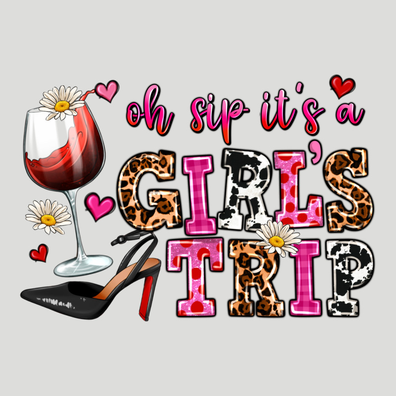 Oh Sip Its A Girls Trip Zipper Hoodie by AdoDesignShop | Teevron