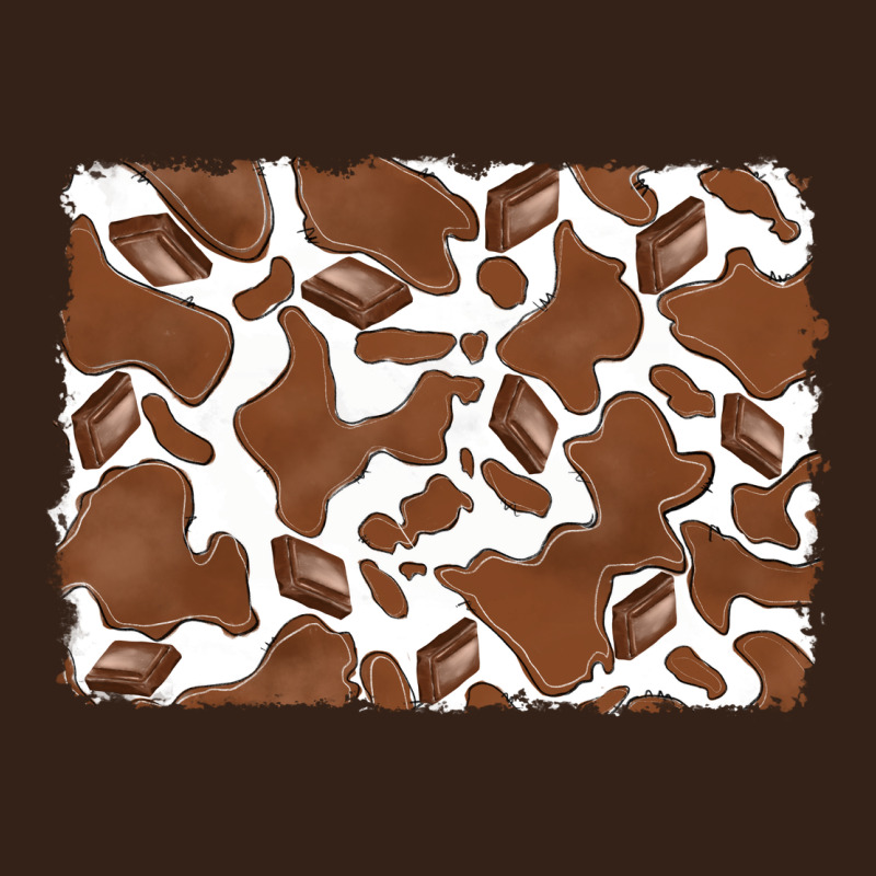 Distressed Chocolate Milkshake Cowhide Heavy Core Tee by RanaPortraitStore | Teevron