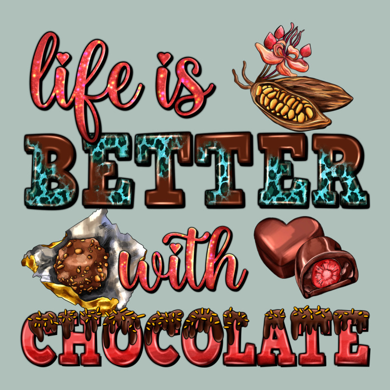 Life Is Better With Chocolate Heavyweight Hoodie by AdoDesignShop | Teevron