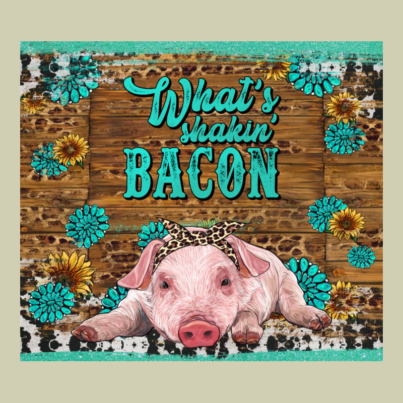 Whats Shakin Bacon Baby Pig Heavy Core Tee by RanaPortraitStore | Teevron