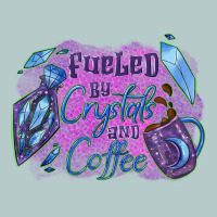 Fueled By Crystals And Coffee Halloween Heavy Core Tee | Teevron