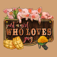 Just A Girl Who Loves Pig Olivia Vintage Tee | Teevron