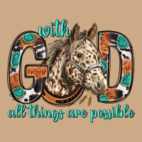 With God All Things Are Possible With Horse Bbs Vintage Hoodie | Teevron