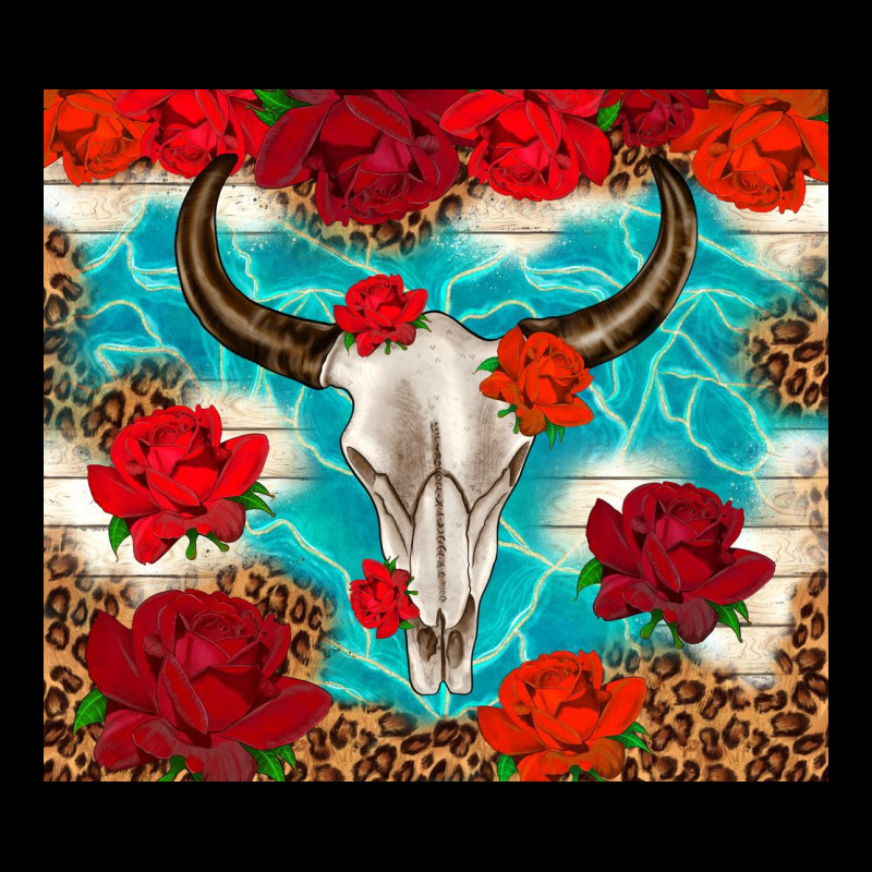 Bull Skull Rose Premium Tee by TumblerDesignByShophia | Teevron