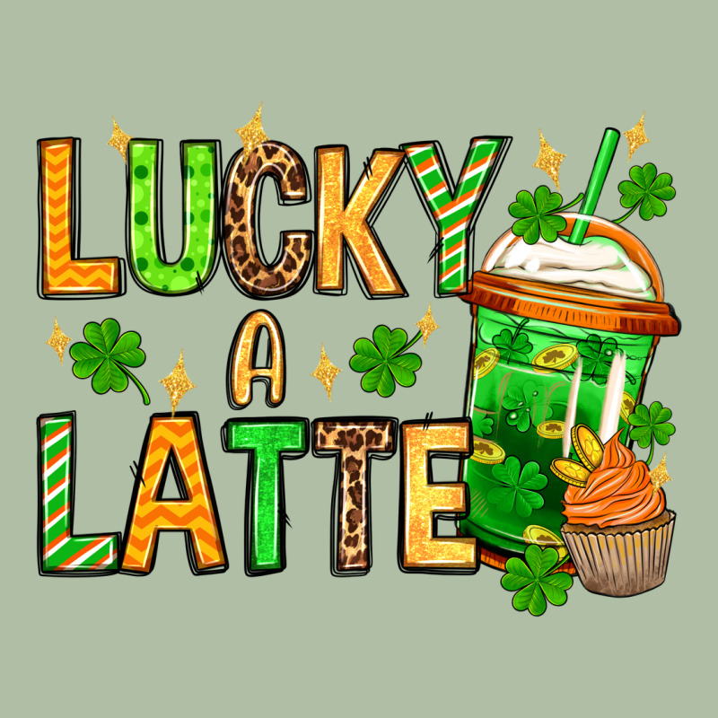 St. Patrick's Lucky A Latte Urban Heavy Tee by OliviaCreatesArt | Teevron