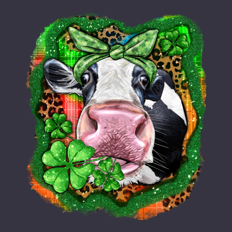 St. Patrick's Day Cow Vintage Hoodie by FaDigitalArtStudio | Teevron
