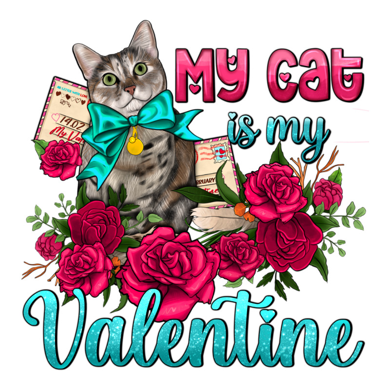 My Cat Is My Valentine Heavyweight Hoodie by AdoDesignShop | Teevron