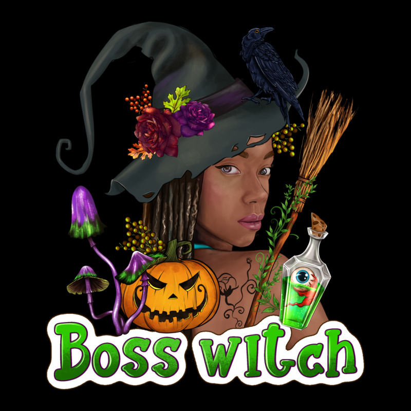Boss Witch Afro Heavy Core Tee by NancyCooperArtShop | Teevron