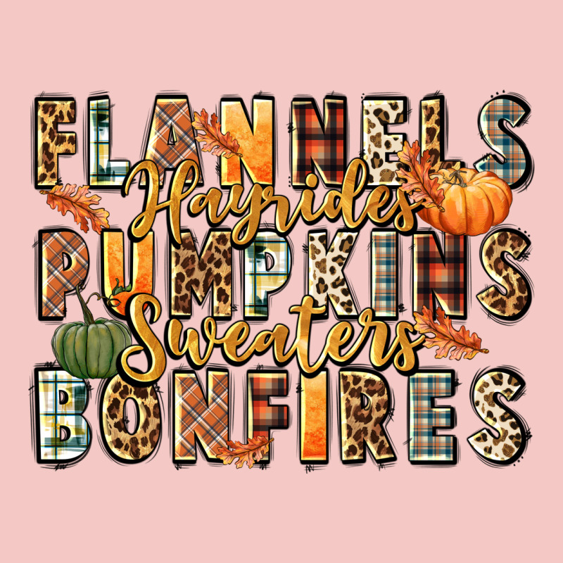 Flannels Hayrides Pumpkins  Bonfires Urban Heavy Tee by FaDigitalArtStudio | Teevron