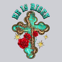 He Is Risen Cross With Roses Heavyweight Sweatshirt | Teevron