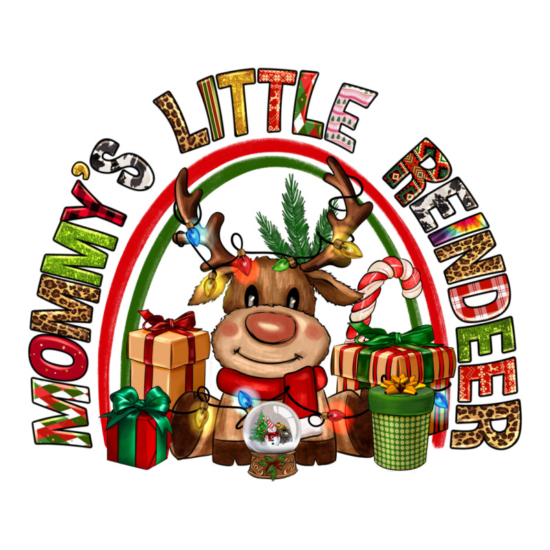 Mommys Little Reindeer Christmas Ladies Tee by CowGirlArtShop | Teevron