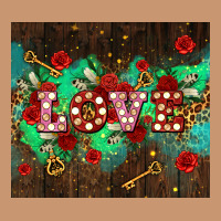 Love  And Leopard With Keys Heavyweight Hoodie | Teevron