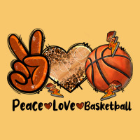 Peace Love Basketball Vintage Hoodie | Teevron
