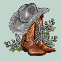 Gray Cowgirl And Roses Zipper Hoodie | Teevron