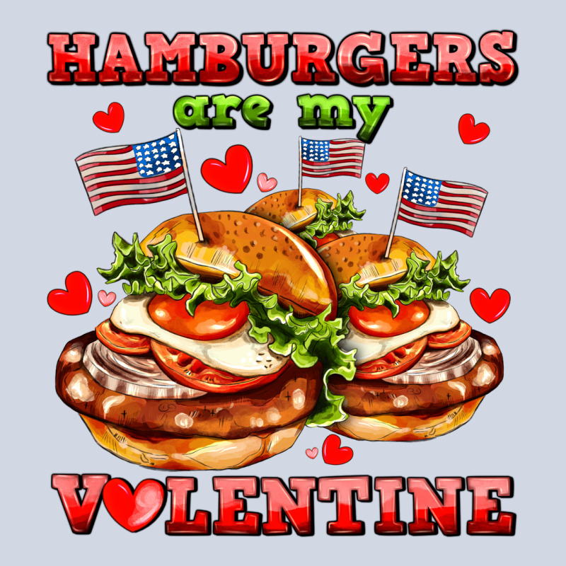 Hamburger Are My Valentine Premium Sweatshirt by AdoDesignShop | Teevron