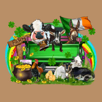 St. Patrick's Day Farm Animal Truck Vintage Hoodie | Teevron