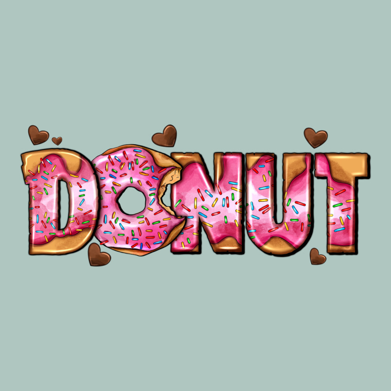 Donut With Donut And Hearts Premium Sweatshirt by AdoDesignShop | Teevron