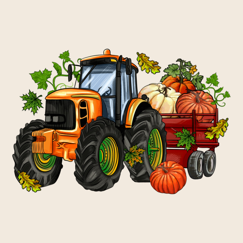 Fall Tractor With Pumpkin Zipper Hoodie by AdoDesignShop | Teevron