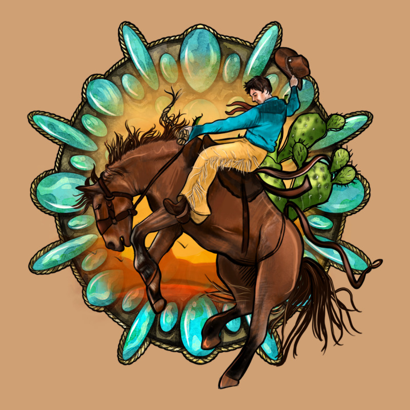 Gemstone Cowboy Vintage Tee by OliviaCreatesArt | Teevron