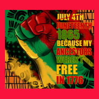 Juneteenth 1865 Because My Ancestors Werent Free In 1776 Tumbler Classic Tee | Teevron