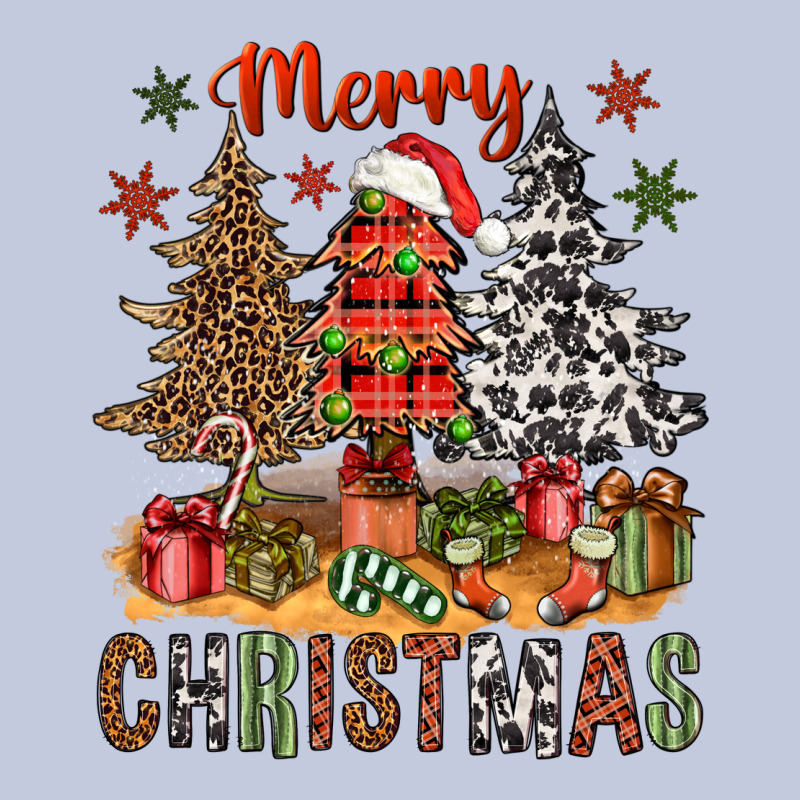 Merry Christmas With Western Trees Bbs Long Sleeve Tee by BundleAndBundleShop | Teevron