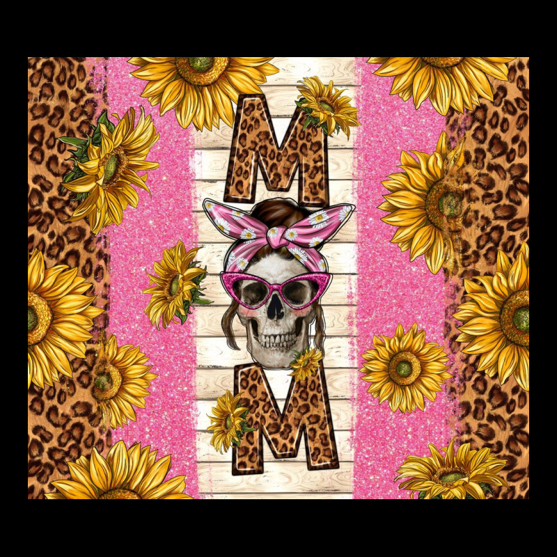 Skull Mom Sunflowers Premium Tee by TumblerDesignByShophia | Teevron