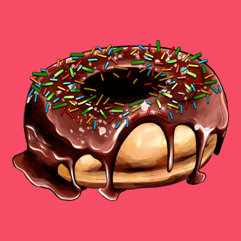 Chocolate Donut With Candies Premium Sweatshirt by AdoDesignShop | Teevron