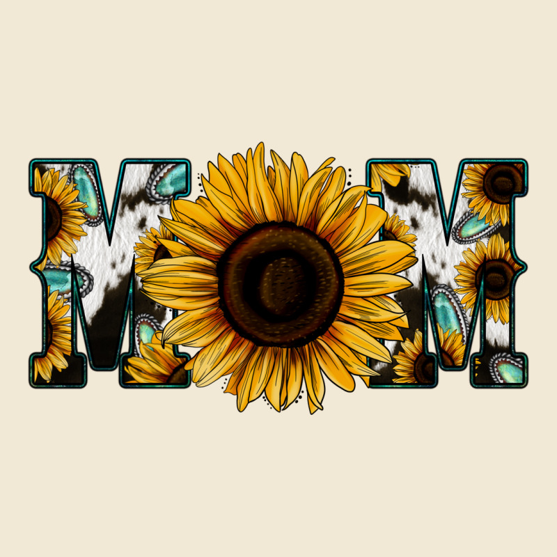 Sunflower Cowhide Mom Premium Tee by Jasminsmagicworld | Teevron