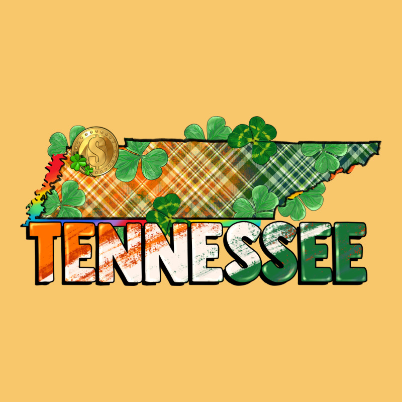 Tennessee Map St Patricks Day Vintage Hoodie by FaDigitalArtStudio | Teevron