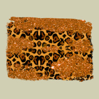 Leopard Glitter Background Heavy Core Tee | Teevron