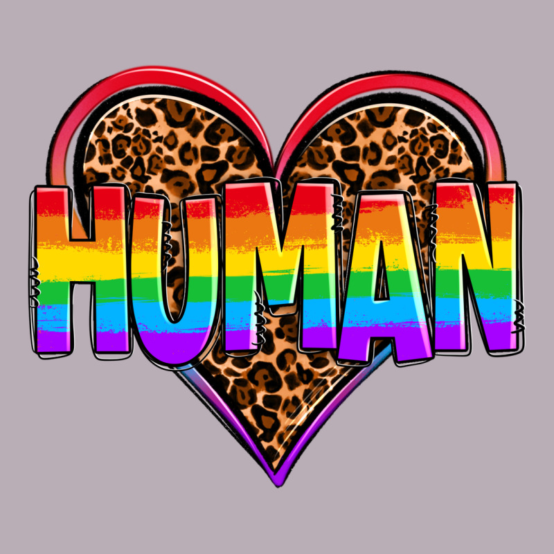 Lgbt Pride Human Vintage Tee by OliviaCreatesArt | Teevron