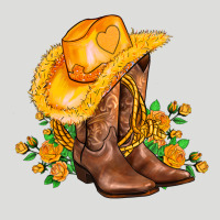 Yellow  Cowgirl And Roses Zipper Hoodie | Teevron