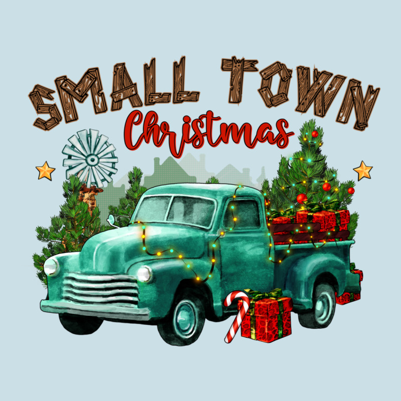 Small Town Christmas Ladies Tee by CowGirlArtShop | Teevron